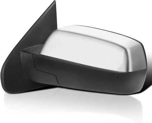 Spec-D Tuning Left Driver Side Chrome Power Heated Mirror w/Puddle Light Compatible with 2014-2018 Chevy Silverado, GMC Sierra in Saudi Arabia