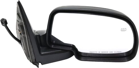 Kool Vue Driver & Passenger Side Power Heated Mirrors for Chevrolet Silverado 1500 Silverado 2500 GMC Sierra 1500 Sierra 2500 2001-2002 With Puddle Lamp Paintable Extended Cab & Standard Cab in Saudi Arabia