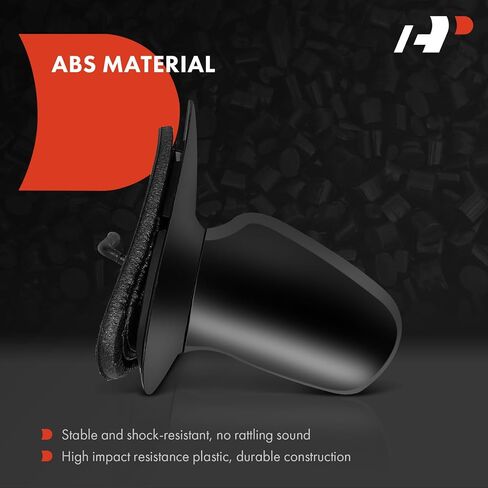 A-Premium Passenger Side Manual Door Mirror - Compatible with Chevrolet Cavalier & Pontiac Sunfire, 1995-2005 - Non-Heated Non-Folding Black Smooth Outside Rear View Mirror - Replace# 22679825 in Saudi Arabia