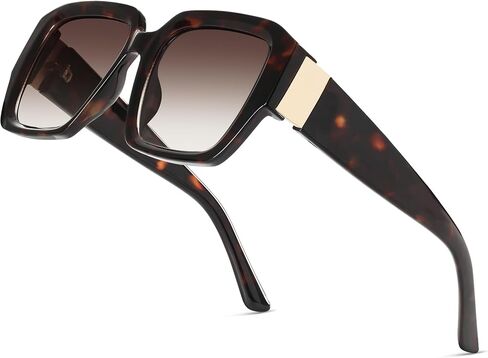 Oversized Square Sunglasses for Women Black Classic Square Sunglasses for Women Ladies Big Sun Glasses Vacation in Saudi Arabia