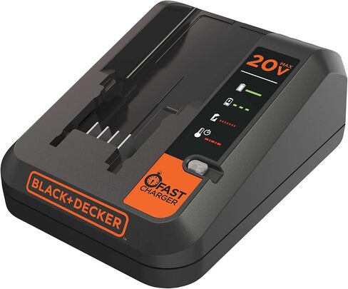 BLACK+DECKER 20V MAX Lithium Battery Charger, 2 Amp (BDCAC202B) in Saudi Arabia