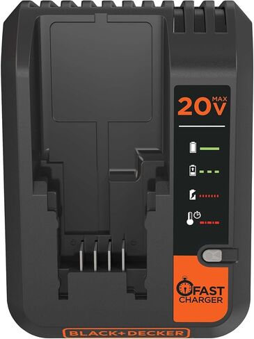 BLACK+DECKER 20V MAX Lithium Battery Charger, 2 Amp (BDCAC202B) in Saudi Arabia