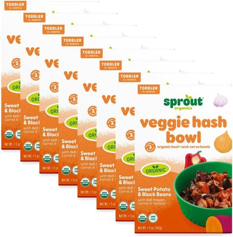 Sprout Organics, Toddler Meal, Oatmeal Raisin Breakfast Bowl, 5 oz (8-count) in Saudi Arabia