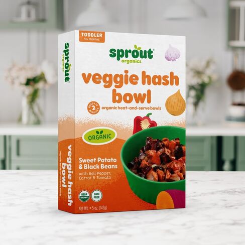 Sprout Organics, Toddler Meal, Oatmeal Raisin Breakfast Bowl, 5 oz (8-count) in Saudi Arabia