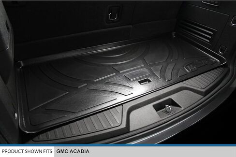 SMARTLINER Custom Fit 2 Row & Cargo Liner Behind The 3rd Row Floor Mat Liner Set Compatible with 2007-2016 GMC Acadia in Saudi Arabia
