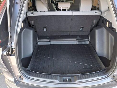 بطانة البضائع-حصيرة جذع لـ Honda CR-V CRV (الموضع السفلي) 2017-2022-حصائر جذع مقاومة للطقس للسيارات ذات الشفاه المرتفعة-مطاطية صندوق السيارة غير المنقولة-التصميم الليلي مسبقًا in Kuwait