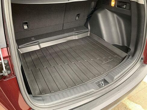 بطانة البضائع-حصيرة جذع لـ Honda CR-V CRV (الموضع السفلي) 2017-2022-حصائر جذع مقاومة للطقس للسيارات ذات الشفاه المرتفعة-مطاطية صندوق السيارة غير المنقولة-التصميم الليلي مسبقًا in Kuwait