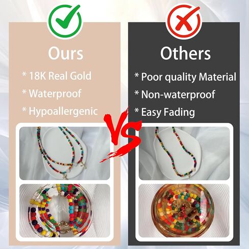 Cross Necklace Colorful Beaded Necklaces for Women Handmade Beaded Choker Necklace Dainty Cute Beach Boho Necklaces for Women Teen Easter Basket Stuffers Baptism Religious Faith Jewelry Gift in Saudi Arabia