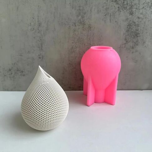 Art Arm Vase Epoxy Silicone Mold Hand Shape Flowerpot Plant Cement Concrete Plaster Silicone Mold in Kuwait