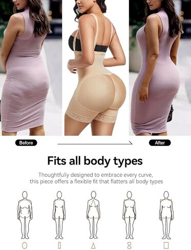 Fajas colombians shappear contum control post surgery compression compression argment chapping hep hip ripter for women in Kuwait