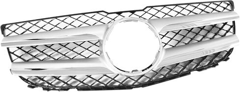 Partsflow Front Pumper Grille مع مجموعة شواية Chrome لعام 2013 2014 2015 Mercedes-Benz GLK250 GLK350 2048802983 in Kuwait