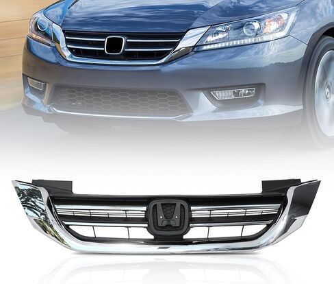 Front Bumper Grille For 2013-2015 Honda Accord Sedan Replacement for HO1200214 Upper Chrome Grille Replace Grill in Saudi Arabia