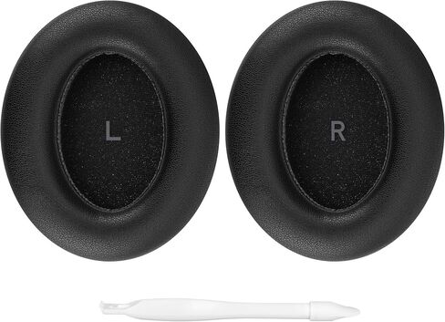 Geekria QuickFit Replacement Ear Pads for Sennheiser Momentum 4 Wireless Over-Ear Headphones Ear Cushions, Headset Earpads, Ear Cups Cover Repair Parts (Brown) in Saudi Arabia