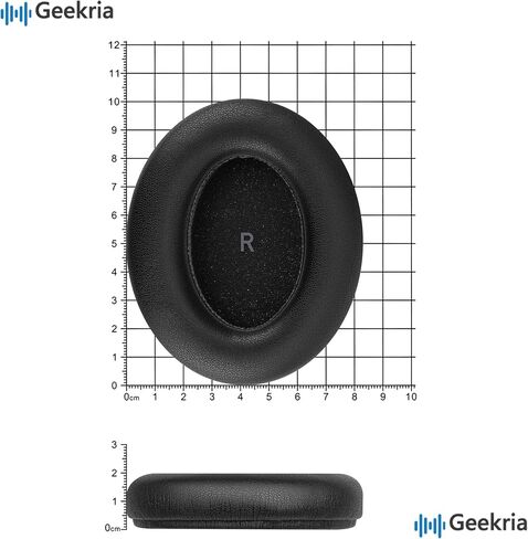 Geekria QuickFit Replacement Ear Pads for Sennheiser Momentum 4 Wireless Over-Ear Headphones Ear Cushions, Headset Earpads, Ear Cups Cover Repair Parts (Brown) in Saudi Arabia