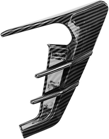 IKON MOTORSPORTS, Side Camera Flanks Cover Trim Compatible With 2021-2023 Tesla Model 3 2020-2022 Tesla Model Y, Matte Carbon Fiber Print ABS Driver Passenger Side Air Flow Fender Vent Covers Trim 2PC in Saudi Arabia