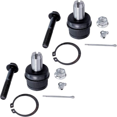 Detroit Axle - 2WD/RWD 6pc Front Suspension Kit for Ford 1987-1996 F-150 Lower and Upper Ball Joints Outer Tie Rod Ends 1988 1989 1990 1991 1992 1993 1994 1995 Replacement in Saudi Arabia