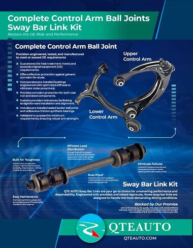 PM Auto Front Right Lower Suspension Ball Joint For 2006-2011 Honda Civic Bolt-On Type in Kuwait