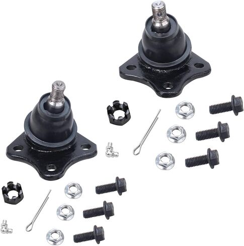 Detroit Axle-Pront 2pc مفاصل الكرة السفلى لعام 1998-2010 فولكس واجن بيتل جيتا سيتي 1999-2006 جولف ، 2 مفاصل كرة تعليق أقل 1999 2000 2001 2002 2003 2004 بديل in Saudi Arabia