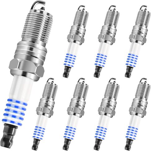 SP493 Platinum Spark Plugs AGSF32PM 8Pack Compatible with Ford for E150/E250/F150 for Lincoln for Mercury for Mazda for Cadillac for Expedition for Explorer for Crown Victoria 1993-2008 in Saudi Arabia