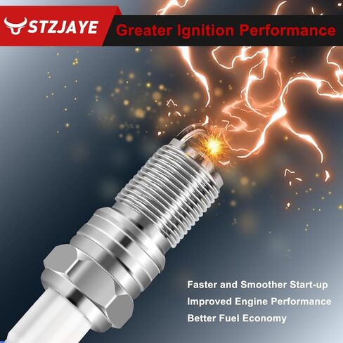 SP493 Platinum Spark Plugs AGSF32PM 8Pack Compatible with Ford for E150/E250/F150 for Lincoln for Mercury for Mazda for Cadillac for Expedition for Explorer for Crown Victoria 1993-2008 in Saudi Arabia
