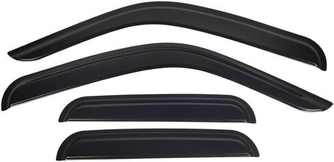 Window Visors Rain Guards, Window Deflectors for for Silverado Sierra Extended Cab 1999-2006,4 PCS Tape-On Rain Guards Vent Shade for for Silverado Sierra Extended Cab 1999-2006 in Saudi Arabia