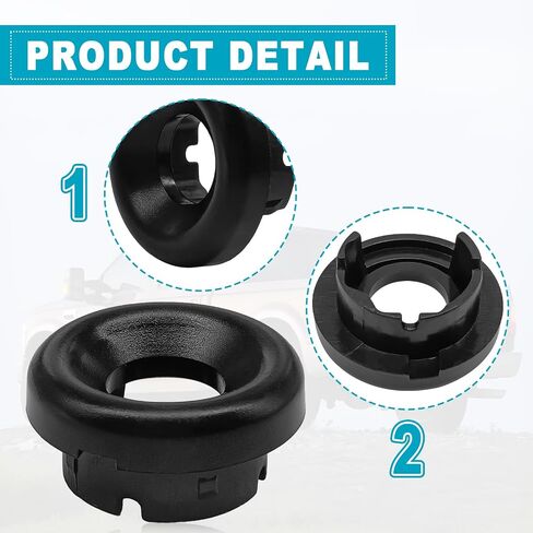 Auto Overdrive Gear Shifter Ring Cap Replaces # F2UZ-7A214-CA Compatible with Bronco 1992 1993 1994 1995 1996 Steering Column Handle Button End Bezel Cover in Saudi Arabia