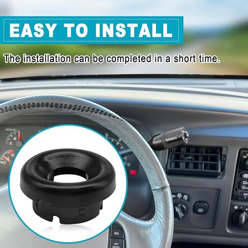 Auto Overdrive Gear Shifter Ring Cap Replaces # F2UZ-7A214-CA Compatible with Bronco 1992 1993 1994 1995 1996 Steering Column Handle Button End Bezel Cover in Saudi Arabia