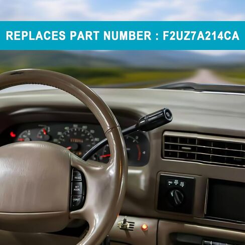 Auto Overdrive Gear Shifter Ring Cap Replaces # F2UZ-7A214-CA Compatible with Bronco 1992 1993 1994 1995 1996 Steering Column Handle Button End Bezel Cover in Saudi Arabia