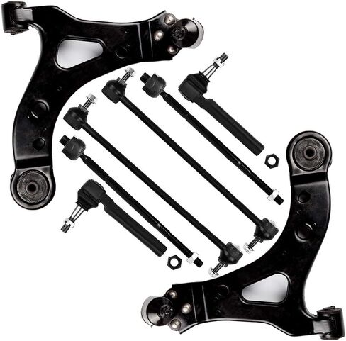 مجموعة تعليق 8-PC مجموعة FIT 2005-2009 لـ Chevy Uplander 2005-2007 لبويك تيررازا ل Pontiac Montana لزحل ترحيل الذراع السفلى والرقم مفصل الكرة. in Saudi Arabia