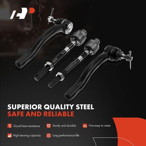 A-Premium Set of 8, Front & Rear Sway Bar Link, Front Inner & Outer Tie Rod End, Compatible with Ford Edge 2011-2014, Lincoln MKX 2011-2015 in Saudi Arabia