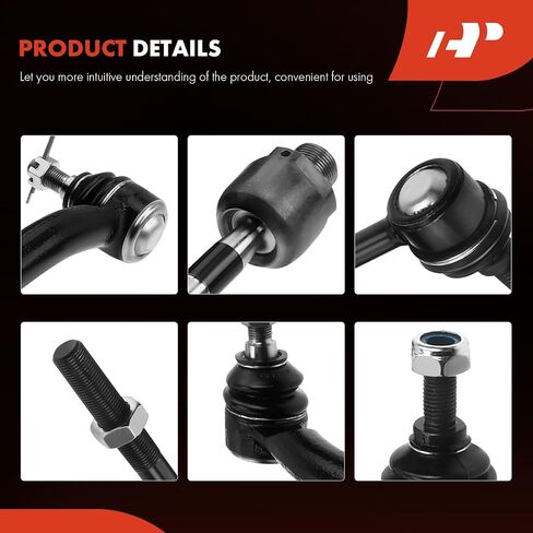 A-Premium Set of 8, Front & Rear Sway Bar Link, Front Inner & Outer Tie Rod End, Compatible with Ford Edge 2011-2014, Lincoln MKX 2011-2015 in Saudi Arabia