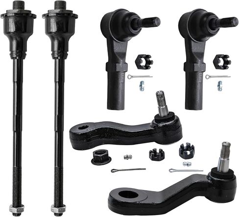 Detroit Axle - Abront 6pc Stempension Kit for Avalanche Silverado Silverado Suburban Sierra Yukon XL 1500 2500 HD Chevy GMC Hummer H2 in Saudi Arabia