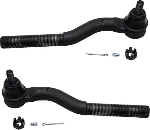 Detroit Axle - Front 8pc Suspension Kit for 07-17 Jeep Wrangler, 18 Wrangler JK, Tie Rod End Links Lower Upper Ball Joints 2007 2008 2009 2010 2011 2012 2013 2014 2015 2016 2017 Replacement in Saudi Arabia