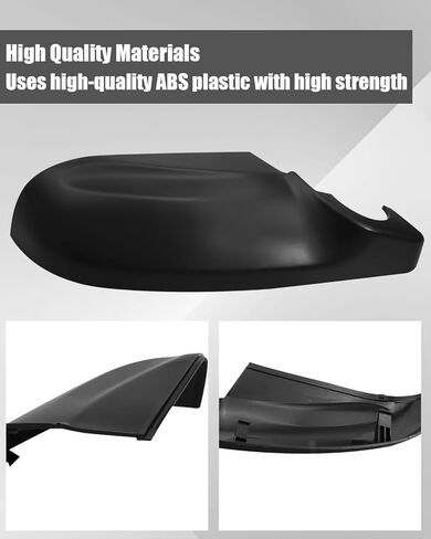 Driver and Passenger Side Lower Outer Mirror Black Cover Cap Fit for Subaru Ascent Impreza Legacy Outback 2017-2023, Replace 91054FL20A Left Driver Side in Kuwait