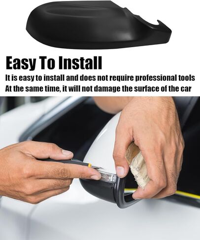 Driver and Passenger Side Lower Outer Mirror Black Cover Cap Fit for Subaru Ascent Impreza Legacy Outback 2017-2023, Replace 91054FL20A Left Driver Side in Kuwait