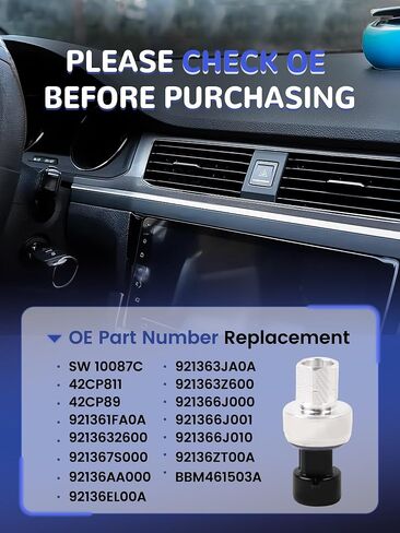 مستشعر مفتاح الضغط AC استبدال OEM#SW 2962C 152962 استشعار ضغط تكييف الهواء متوافق مع 1994-2003 Silverado Tahoe Blazer Express 1994-2004 Jimmy Savana Sonoma Yukon in Kuwait