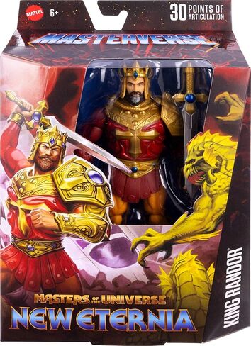 Masters of the Universe Masterverse 7-Inch Action Figure, New Eternia Roboto, Motu Toy Hero with Clear Mechanical Torso, 30 Articulations in Kuwait