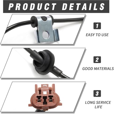 27540AE030 ABS Wheel Speed Sensor (Front Left Driver Side), Replacement for Subaru Forester 2003-2006, Replaces ALS2407 5S11280 31487 in Saudi Arabia