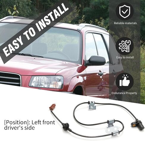 27540AE030 ABS Wheel Speed Sensor (Front Left Driver Side), Replacement for Subaru Forester 2003-2006, Replaces ALS2407 5S11280 31487 in Saudi Arabia