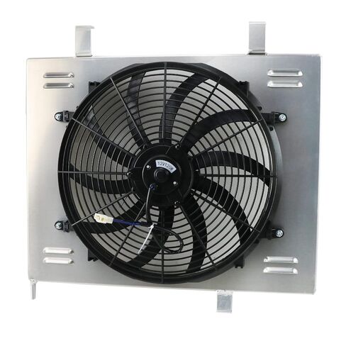Performance Aluminum Shroud+Fan for Jeep 1987-2006 TJ Wrangler 2.4L 2.5L 4.0L 4.2L High Output Radiator Fan in Saudi Arabia