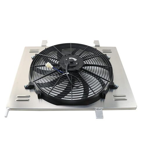 Performance Aluminum Shroud+Fan for Jeep 1987-2006 TJ Wrangler 2.4L 2.5L 4.0L 4.2L High Output Radiator Fan in Saudi Arabia