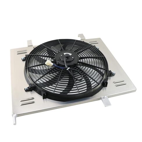 Performance Aluminum Shroud+Fan for Jeep 1987-2006 TJ Wrangler 2.4L 2.5L 4.0L 4.2L High Output Radiator Fan in Saudi Arabia