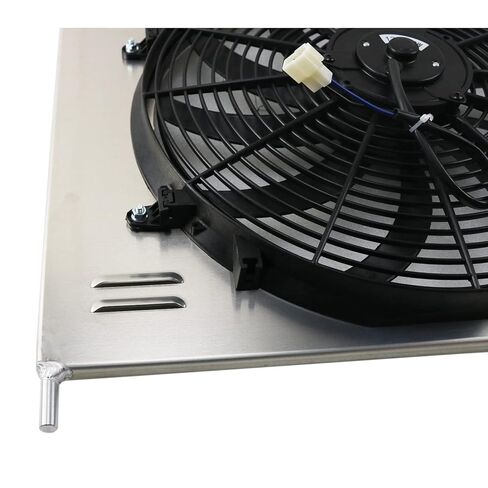Performance Aluminum Shroud+Fan for Jeep 1987-2006 TJ Wrangler 2.4L 2.5L 4.0L 4.2L High Output Radiator Fan in Saudi Arabia