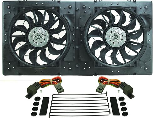 Derale 16934 High Output Dual Radiator Fan Black in Saudi Arabia