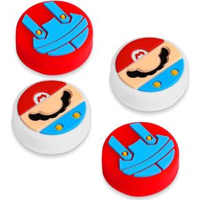oqpa 4Pcs for Nintendo Switch Thumb Grips Cute Cartoon Anime Design Kawaii 3D Silicone Joystick Caps Joycon Controller Button Covers for Nintendo Switch/OLED/Switch Lite for Boys Girls Kids Teens Elf