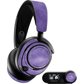 MightySkins Skin Compatible with SteelSeries Arctis Nova Pro - Purple Airbrush | Protective, Durable, and Unique Vinyl Decal wrap Cover | Easy to Apply, Remove, and Change Styles | Made in The USA