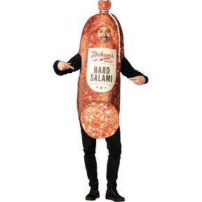 Rasta Imposta Smoked Hard Salami Halloween Costume Deli Meat Sausage Food Novelty Party Funny Mens Womens Costumes, Adult One Size