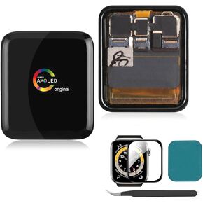 for Apple Watch Series 3 GPS+Cellular 38mm 3nd generationch LCD Display Screen Replacement,for Series 3 Iwatch LCD Digitizer Assembly Repair,with Screen Protector (GPS+Cellular 38mm)