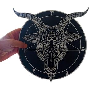 Pentagram Large Back Embroidered Patch for Vest/Iron-on/Sew on