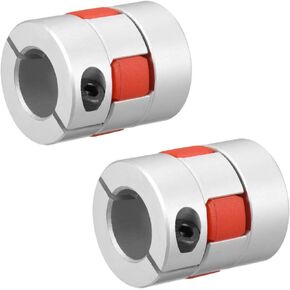 uxcell 2pcs Shaft Coupling 15mm to 15mm Bore L35xD30 Flexible Coupler Joint for Servo Stepped Motor